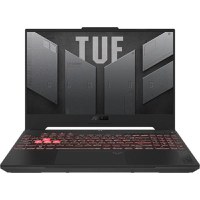 Laptop Gaming ASUS TUF A15 (2023) FA507NVR (Procesor AMD Ryzen™ 7 7435HS (16M Cache, up to 4.50 GHz), 15.6inch Full HD IPS 144Hz, 16GB, 512GB SSD, NVIDIA GeForce RTX 4060 @8GB, No OS, Negru/Gri) - 1