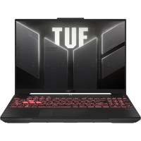 Laptop Gaming ASUS TUF A16 FA607NUG (Procesor AMD Ryzen™ 7 7445HS (16M Cache, up to 4.7 GHz), 16inch FHD+ 144Hz, 16GB, 1TB SSD, nVidia GeForce RTX 4050 @6GB, Negru/Gri) - 1