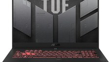 Laptop Gaming ASUS TUF A17 FA707NU (Procesor AMD Ryzen™ 5 7535HS (16M Cache, up to 4.55 GHz), 17.3inch FHD 144Hz, 16GB, 512GB SSD, nVidia GeForce RTX 4050 @6GB, Negru/Gri)