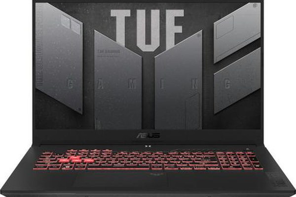 Laptop Gaming ASUS TUF A17 FA707NU (Procesor AMD Ryzen™ 5 7535HS (16M Cache, up to 4.55 GHz), 17.3inch FHD 144Hz, 16GB, 512GB SSD, nVidia GeForce RTX 4050 @6GB, Negru/Gri)