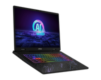 Laptop Gaming MSI Pulse 17 AI C1VGKG (Procesor Intel® Core™ Ultra 7 155H (24M Cache, up to 4.80 GHz), 17inch QHD+ 240Hz, 16GB DDR5, 1TB SSD, NVIDIA GeForce RTX 4070 @8GB, DLSS 3.0, Negru) - 1