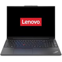 Laptop Lenovo ThinkPad E16 (Procesor Intel® Core™ i7-13700H (24M Cache, up to 5.0 GHz), 16inch WUXGA, 32GB DDR4, 1TB SSD, Intel Iris Xe Graphics, Win 11 Pro, Negru) - 1