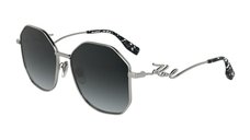 Ochelari de soare Karl Lagerfeld KL358S 040 pentru dama, rama rectangulara argintie