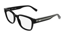 Ochelari de vedere barbati Lacoste L4012 001 - Rama neagra rectangulara