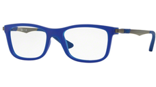 Ochelari de vedere pentru copii Ray-Ban RY1549 3655 - Rama albastra rectangulara