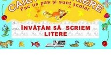 Caiet de scriere pentru invatarea literelor - perfect pentru copii