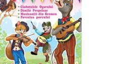 Citesc si colorez - Aventuri cu Ciubotelele Ogarului, Danila Prepeleac, Muzicantii din Bremen si Povestea porcului