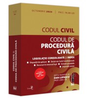 Codul civil si Codul de procedura civila, octombrie 2023. Editie tiparita pe hartie alba - 1