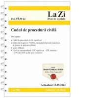 Codul de procedura civila. Cod 782. Actualizat la 15.09.2023 - 1