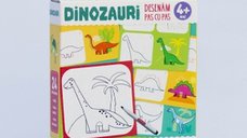 Joc educativ Mimorello - Dinozauri: Desenare pas cu pas pentru copii
