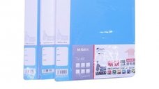 Mapa de prezentare A4 M&G, PP 0.85mm, albastru, 60 compartimente