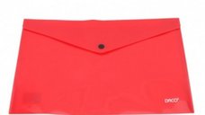 Mapa plastic A4 DACO MP120R cu capsa - organizare eficienta