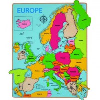 Puzzle incastru harta Europei - 1