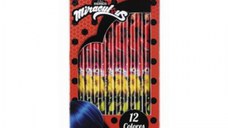Set 12 creioane colorate LADYBUG MARINETTE