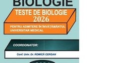 Teste de biologie 2026 pentru admiterea la facultatile de medicina