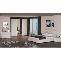 Dormitor Complet Furn 3 ( SOMIERA SI SALTEAUA GRATUITE ) , PAT 160/190 CM - 1