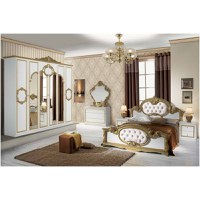 Dormitor Complet Furn 5 ( SOMIERA SI SALTEAUA GRATUITE), PAT-160/200 CM - 1