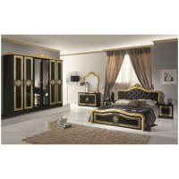 Dormitor Complet Furn 8 ( SOMIERA SI SALTEAUA GRATUITE ) PAT-160/200 CM - 1