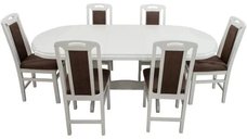SET COM 2 MASA 160/190/90/76 + 6 SCAUNE