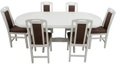 SET COM 2 MASA 160/190/90/76 + 6 SCAUNE