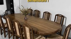 SET DEN 7 MASA FIXA + 10 SCAUNE