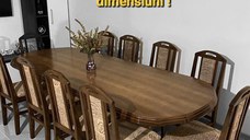 SET DEN 7 MASA FIXA + 10 SCAUNE