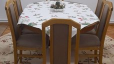SET LORD 1 MASA 160-200-240-280+ 6 SCAUNE PERSONALIZABIL PE CULORI