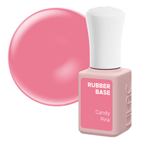 Oja semipermanenta Lilac Rubber Base, Candy Pink, 6 g - 1