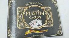 Carti de joc 100 % plastic Star Platin - Desigilat