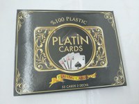 Carti de joc 100 % plastic Star Platin - Desigilat - 1