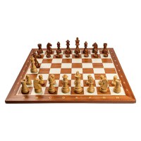 Combo set cu piese Staunton 6 German si tabla mahon nr. 6 - 1