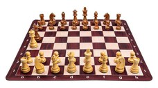 Combo set cu piese Staunton 6 German si tabla mousepad imitatie lemn