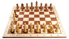 Combo set cu piese Staunton 6 German si tabla pliabila artar no. 6