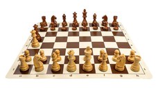 Combo set cu piese Staunton 6 German si tabla vinil maro