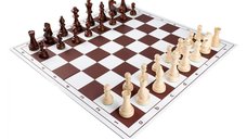 Combo set Staunton 6 lemn  cu tabla PVC