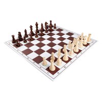 Combo set Staunton 6 lemn  cu tabla PVC - 1