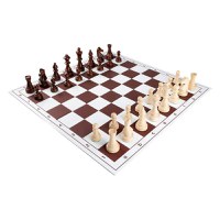 Combo set Staunton 6 lemn cu tabla PVC - 1