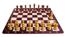 Combo set Zagreb: Set Piese sah Zagreb cu aspect de lemn  Tabla  Mousepad Imitatie lemn