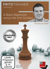 DVD : A Black Repertoire versus the Anti - Sicilians - Nicholas Pert - 1