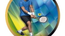 Emblema colorata simbol Tenis 25mm pentru medalii si cupe