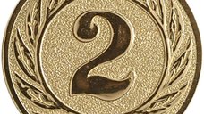 Emblema medalie cupa cu numar, 25mm - simbol pentru premii