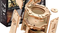 ESC WELT - Fort Knox Box Pro - 3 IN 1 Puzzle cu compartiment SECRET -   Puzzle lemn 3D