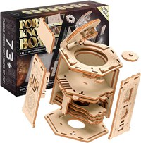 ESC WELT - Fort Knox Box Pro - 3 IN 1 Puzzle cu compartiment SECRET -   Puzzle lemn 3D - 1