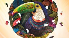 ESC WELT TOUCAN - Puzzle din lemn colorat pentru adulti si copii, disponibile in variante de 200, 300 si 500 piese