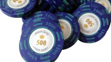 Jeton Poker Montecarlo 14 grame Clay, inscriptionat 500