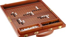 Joc Go Lux - Set Elegant din Lemn de Plop, 36 x 23 cm