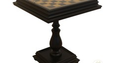 Masa de sah din lemn cu piele ecologica, Italfama, 55x55CM