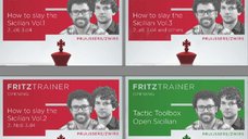 Pachet Video DVD - How to Slay the Sicilian Vol. I,II,III + Tactic Toolbox