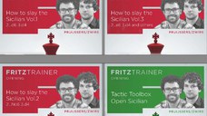 Pachet Video DVD - How to Slay the Sicilian Vol. I,II,III + Tactic Toolbox