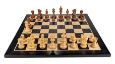 Piese American Classic cu Tabla lemn pliabila - inlaid negru artar, 54x54 cm, FN